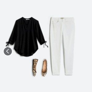 NWT! Stitch Fix LUSH Tie Sleeve Blouse, Sm.